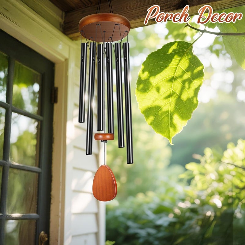 Winzwon Wind Chimes for Outside House Warming Gifts for Women, New Home Gift Men, Outdoor Gifts for Neighbor Hotness Parents Garden Aluminum Hanging Metal Windchimes Outdoors for Patio Porch Yard - Image 2